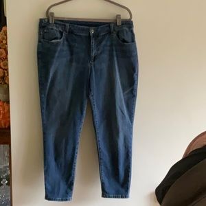 CJ BANKS straight leg jeans size 18W.